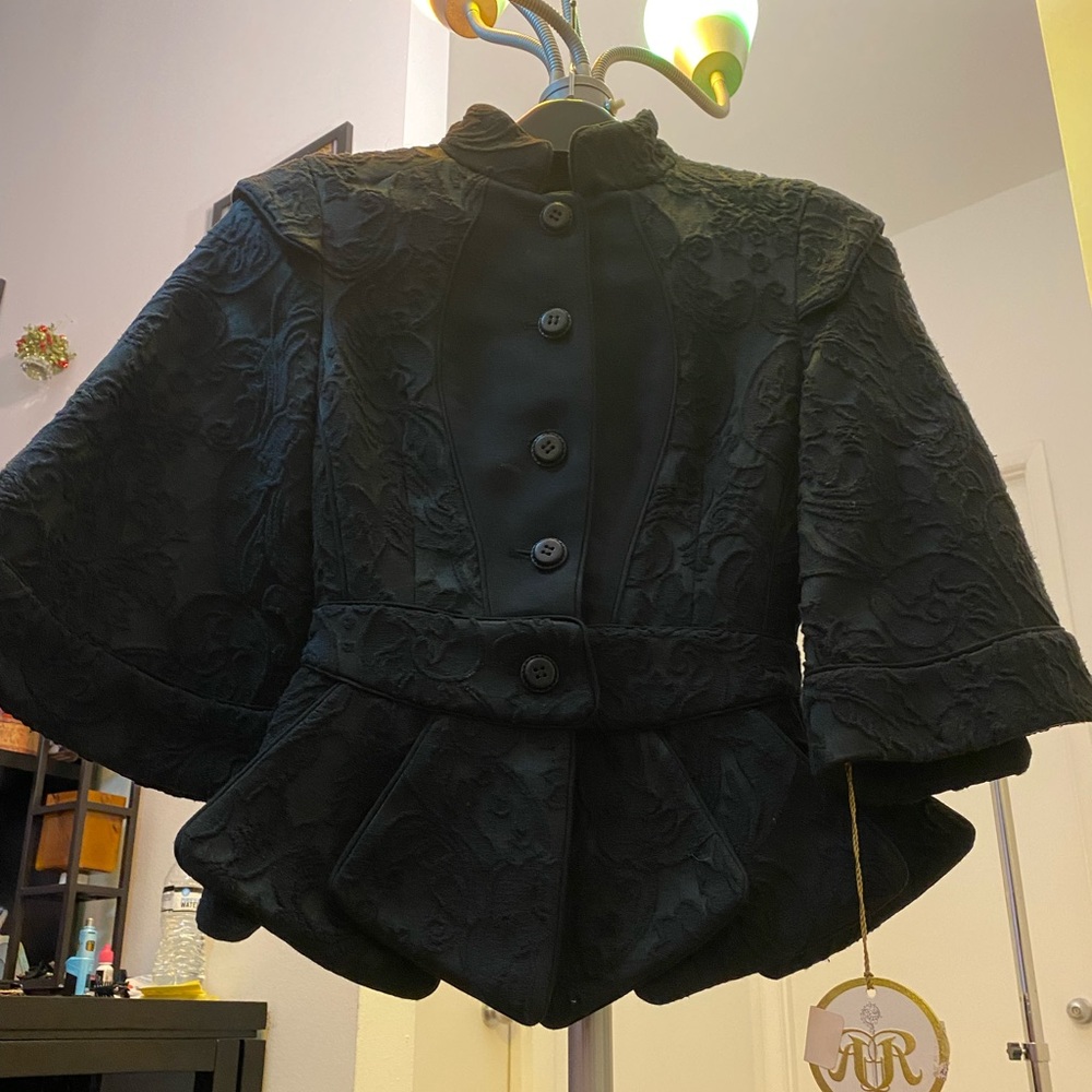 Rachel Roy Japanese Kimono Style Black Blazer New with Tags !  Size 0